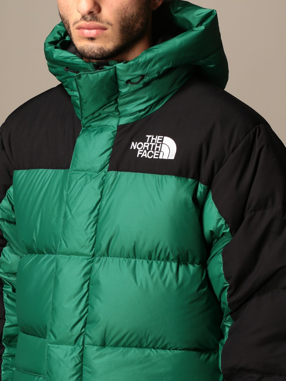 THE NORTH FACE: himalayan bicolor down jacket - Green | Jacket The