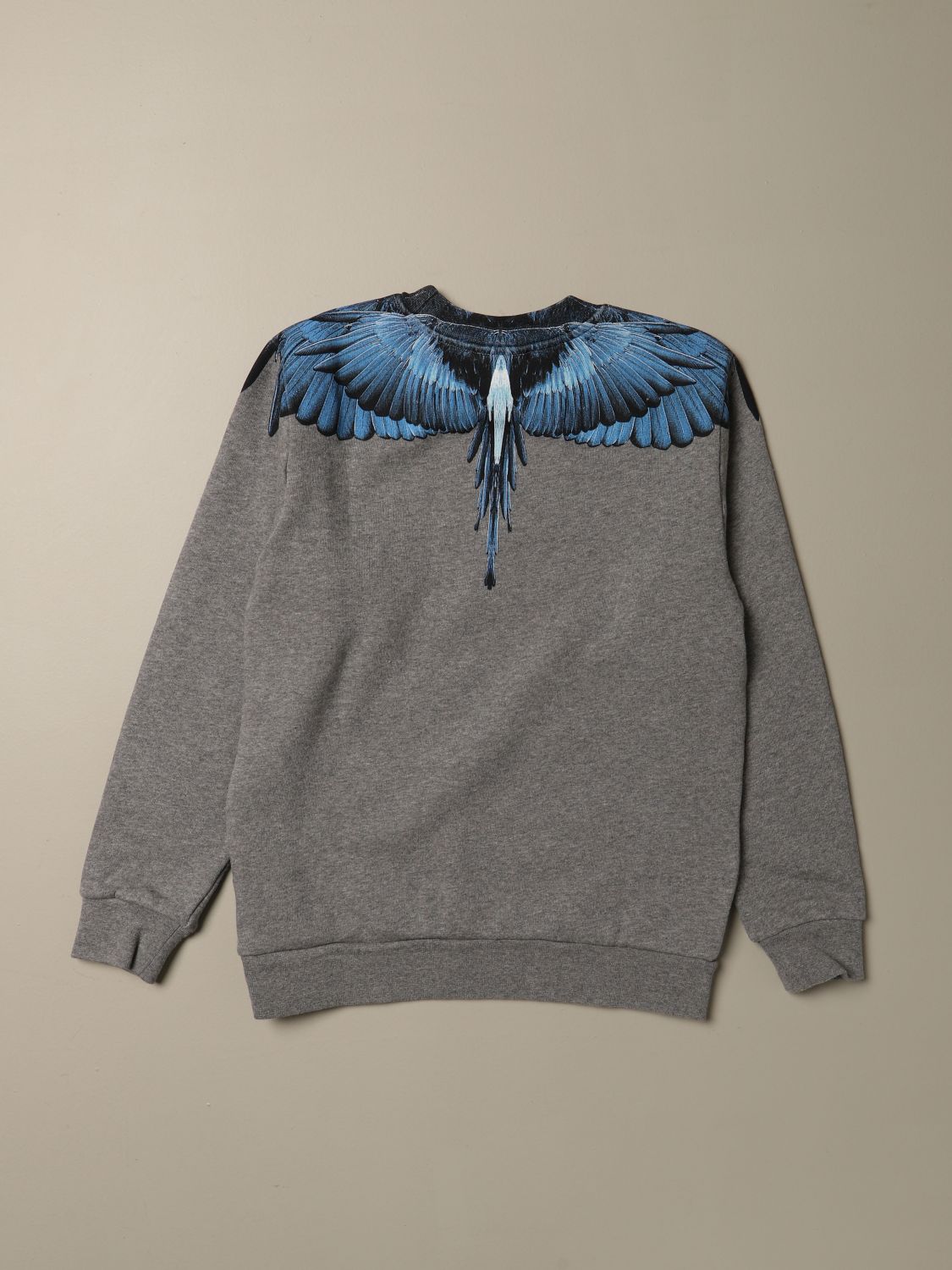 Marcelo Outlet: sweatshirt with wings print | Sweater Burlon Kids Grey | Sweater Marcelo 2008 0020 GIGLIO.COM