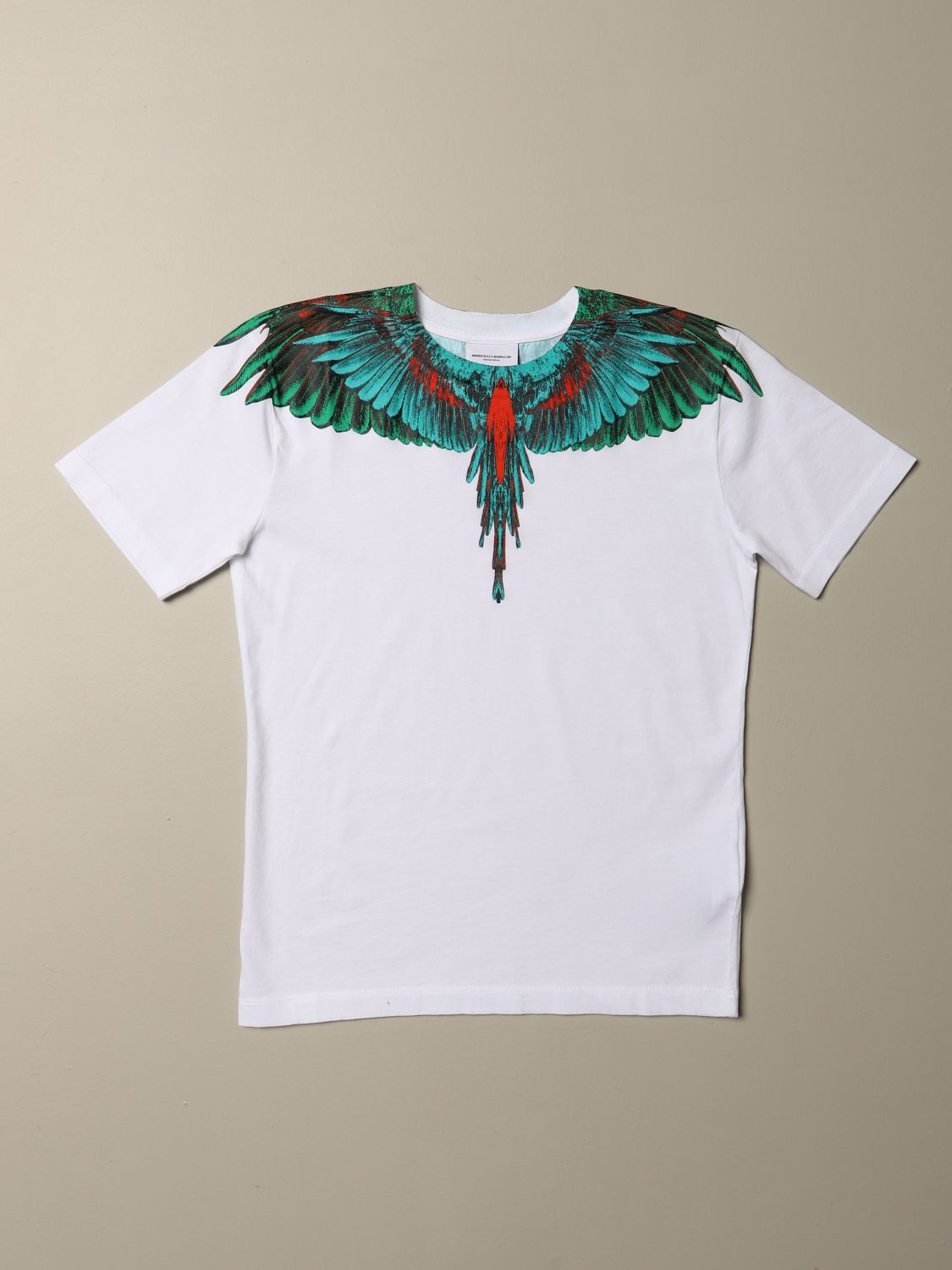 Marcelo Burlon Outlet: T-shirt wings | T-Shirt Marcelo Kids White | T-Shirt Marcelo Burlon 1108 0010 GIGLIO.COM