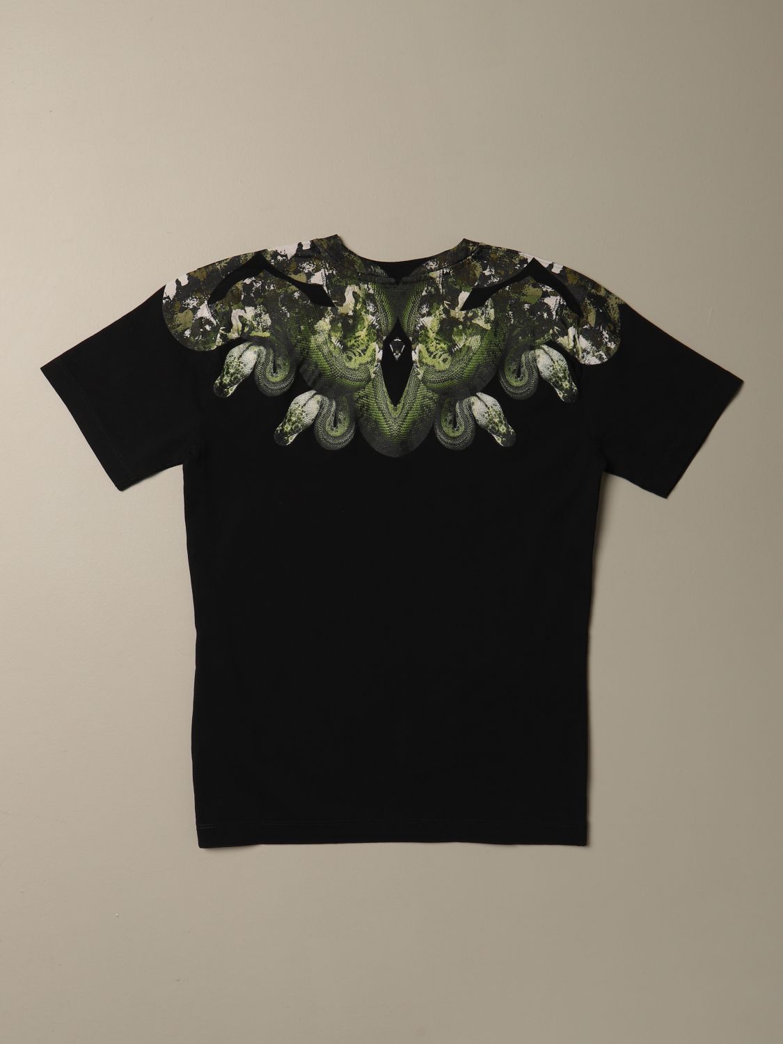 klient Stille Egenskab Marcelo Burlon Outlet: T-shirt with snake print | T-Shirt Marcelo Burlon  Kids Black | T-Shirt Marcelo Burlon 1116 0010 GIGLIO.COM