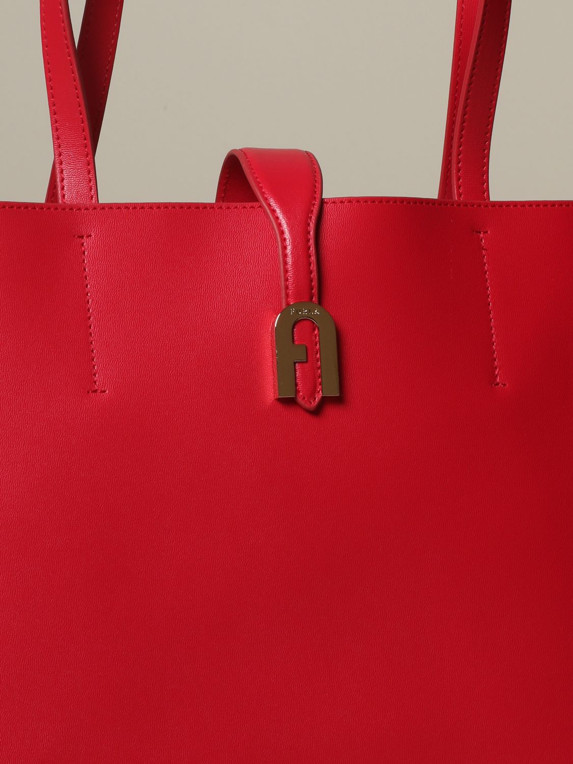 furla red shoulder bag