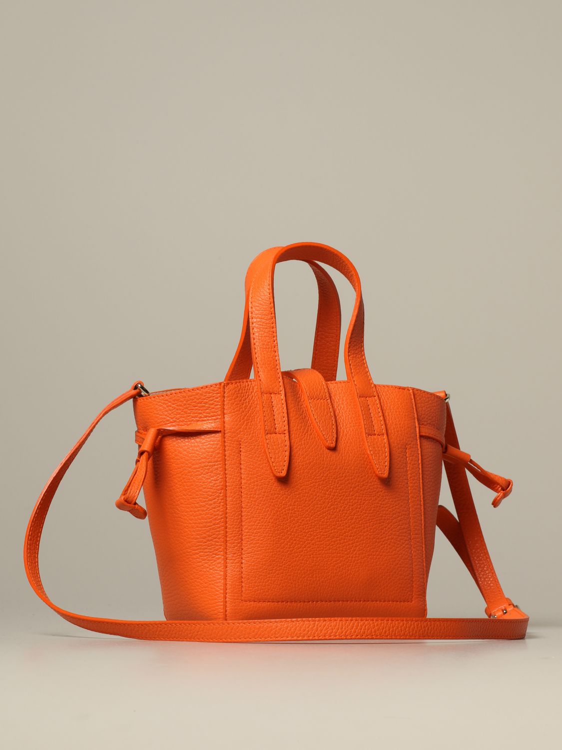 orange mini handbag