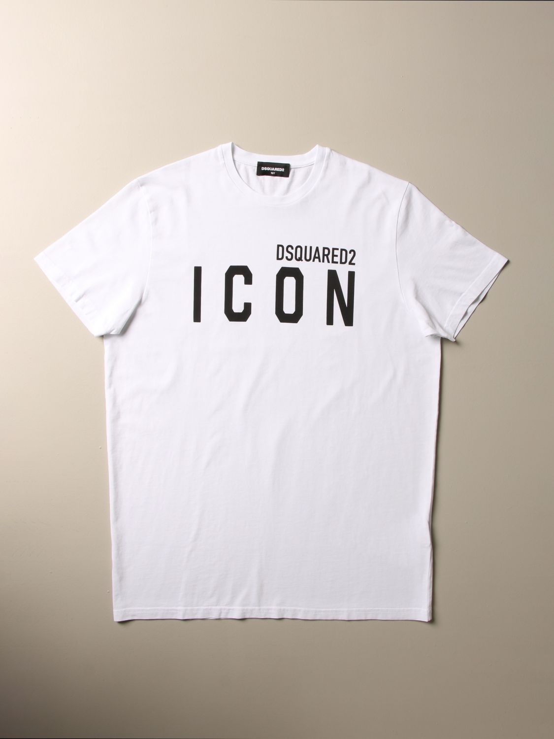 dsquared2 white icon shirt
