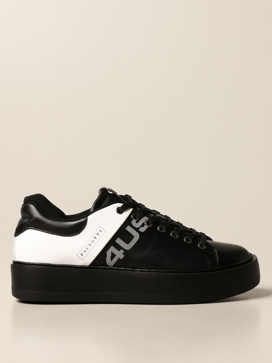Paciotti 4Us Outlet: trainers for men - Black | Paciotti 4Us trainers ...