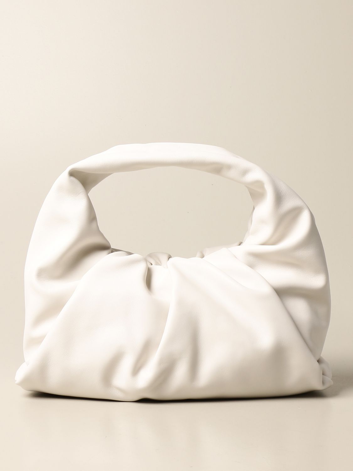 BOTTEGA VENETA: The Shoulder Pouch leather bag - Yellow Cream  Bottega  Veneta shoulder bag 610524 VCP40 online at