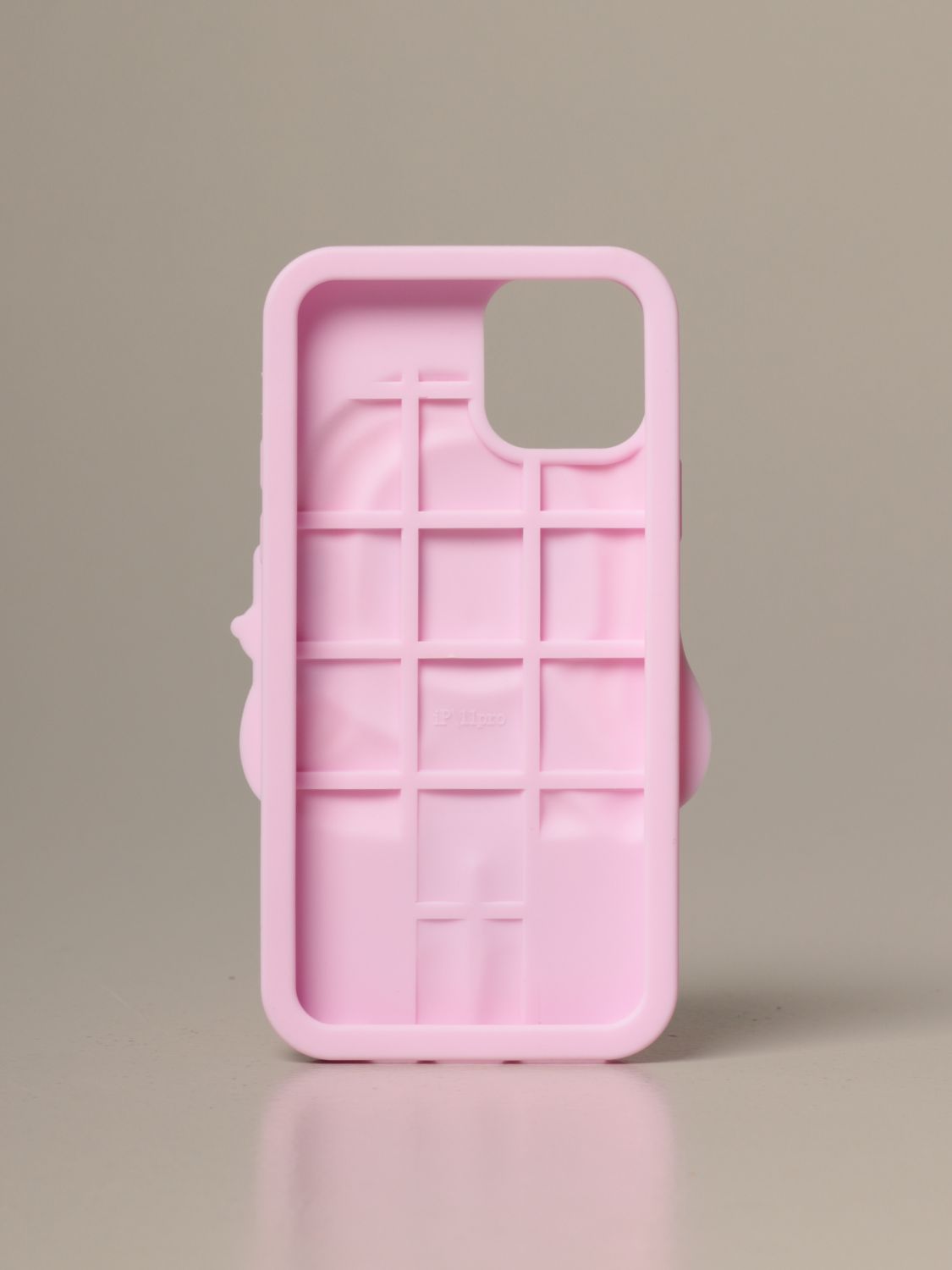 Chiara Ferragni Outlet: Cover Iphone 11 in silicone cfmascotte - Rosa
