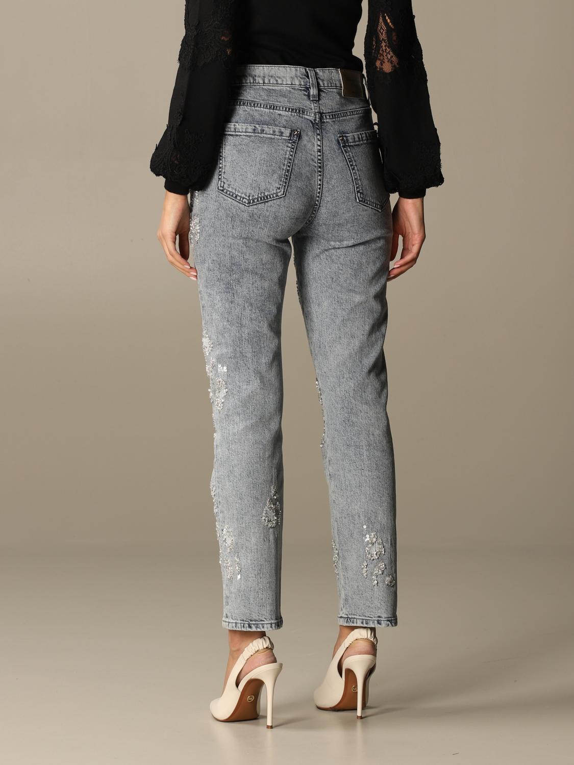 BLUMARINE: Jeans mujer - Stone Washed | Vaquero Blumarine 23619 GIGLIO.COM