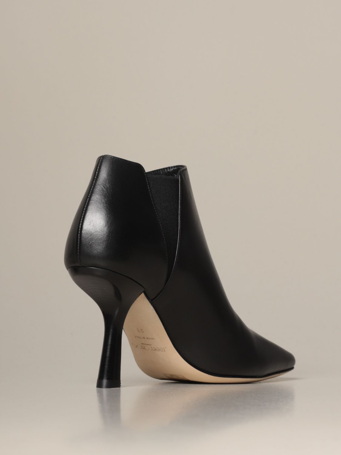 Jimmy Choo Outlet: Tronchetto Marcelin in pelle - Nero | Tronchetti Jimmy  Choo MARCELIN 85 ZZC GIGLIO.COM