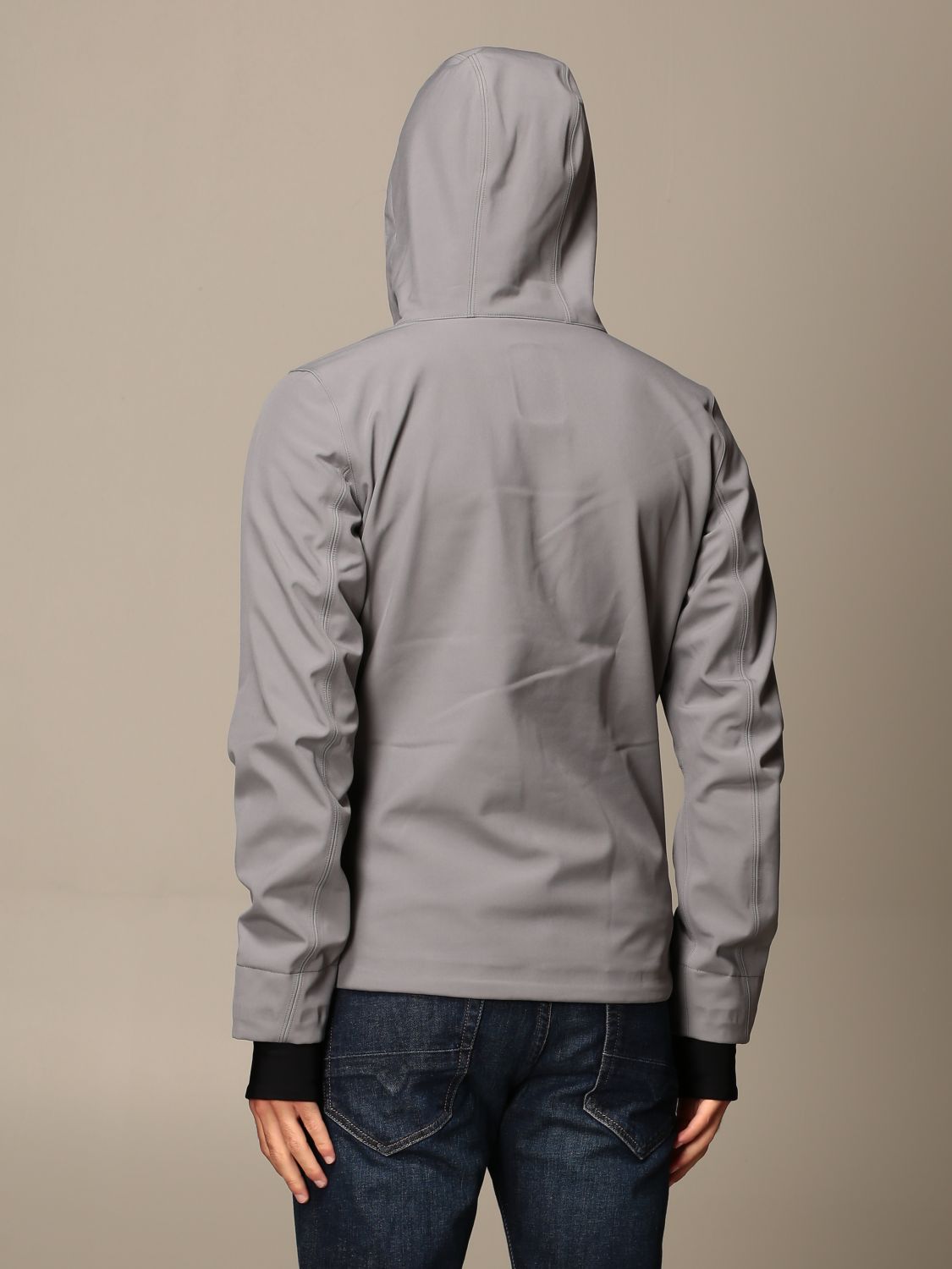 KWay Outlet Jack bonded jacket in neoprene Grey Jacket KWay