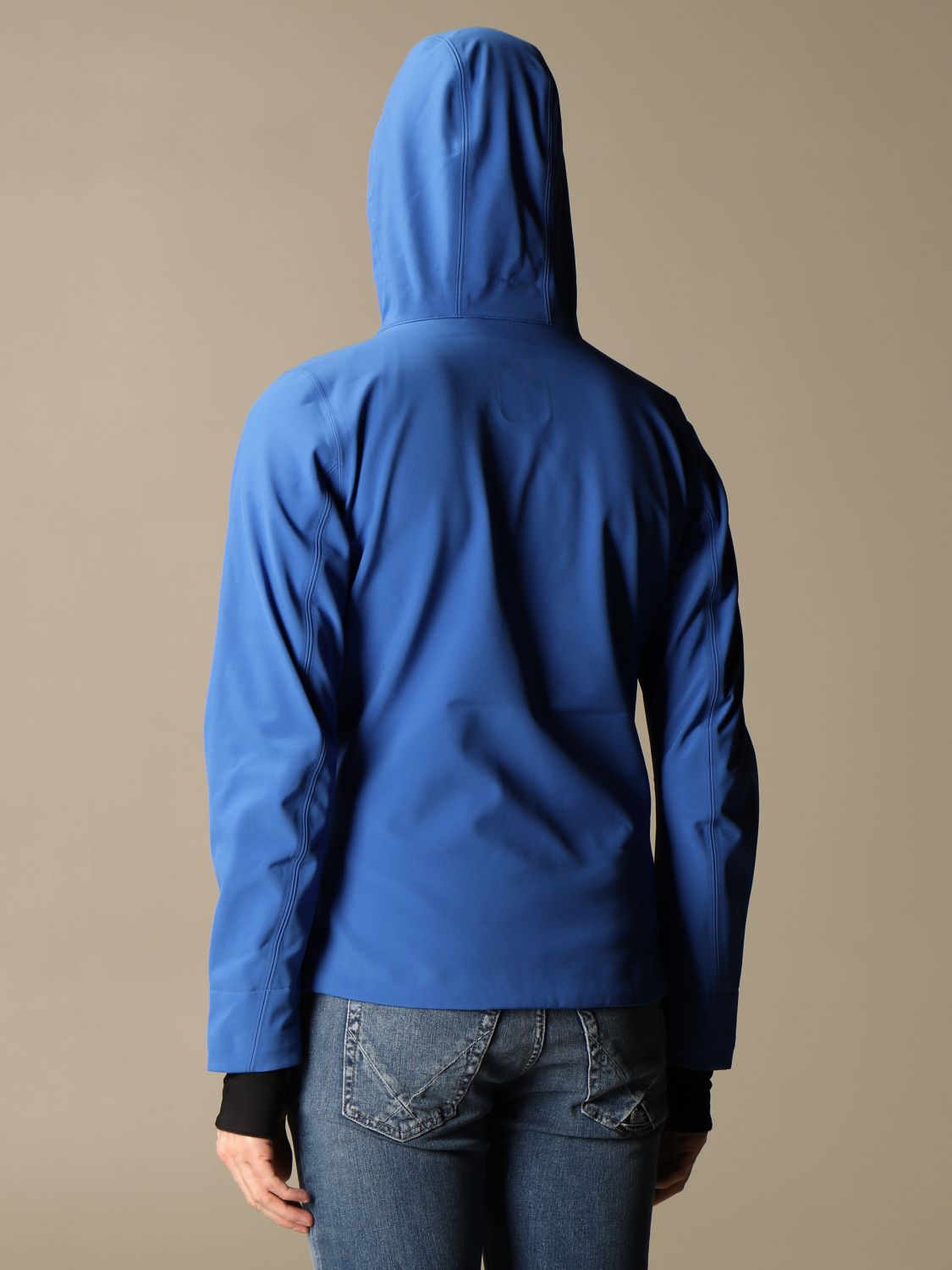 KWay Outlet Jack bonded jacket in neoprene Royal Blue Jacket K
