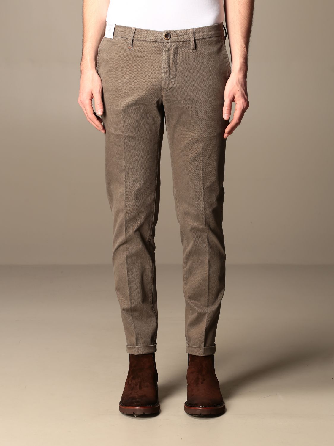 Pantalone in cotone stretch Giglio.com Uomo Abbigliamento Pantaloni e jeans Pantaloni Pantaloni stretch 