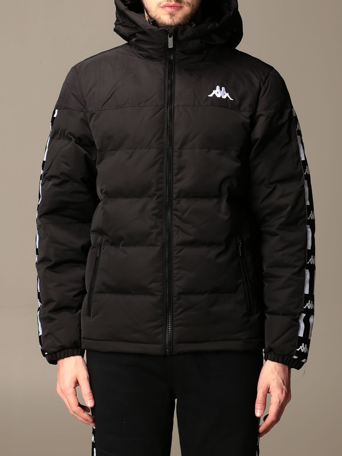 KAPPA: Authentic USA down jacket in padded nylon - Black | jacket 31113ZW online on GIGLIO.COM