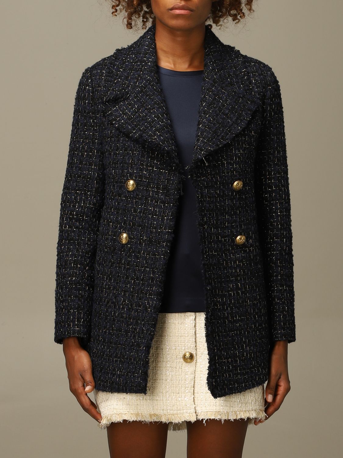pinko boucle jacket