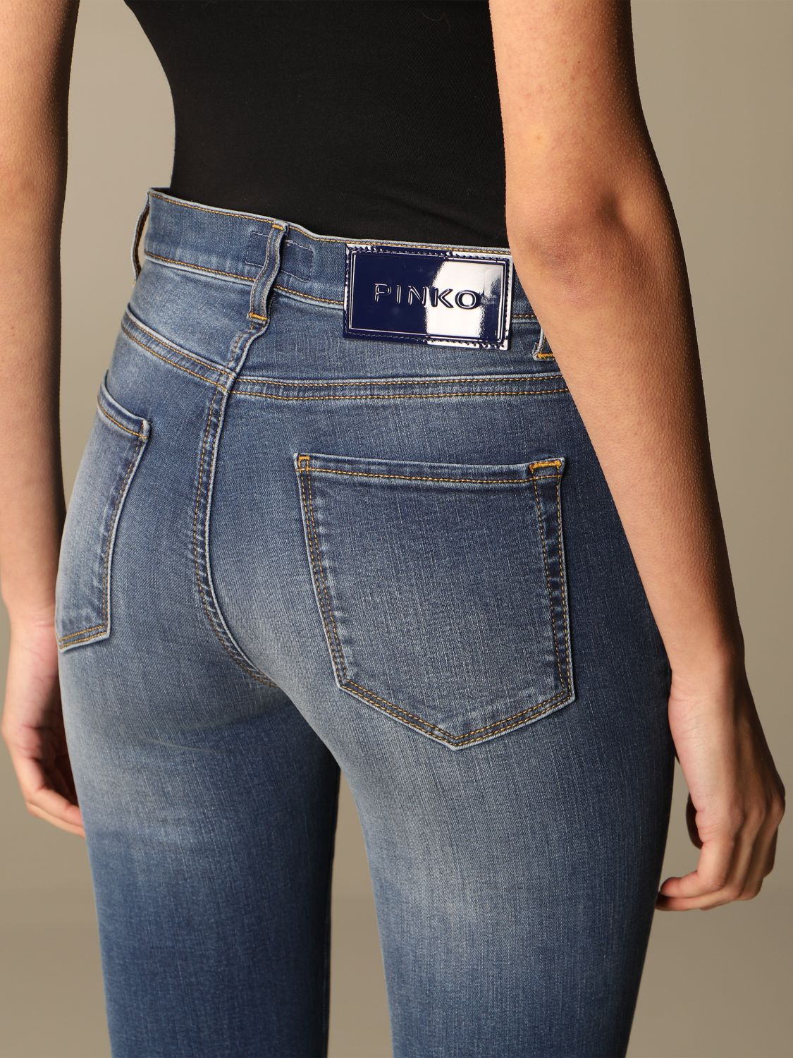 PINKO: jeans for women - Denim | Pinko jeans 1J10GY-Y62M FANNIE 10 ...