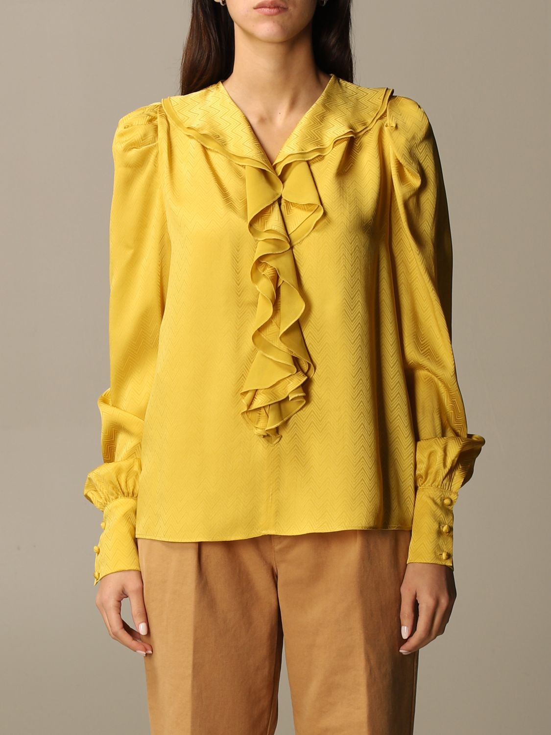 pinko silk blouse