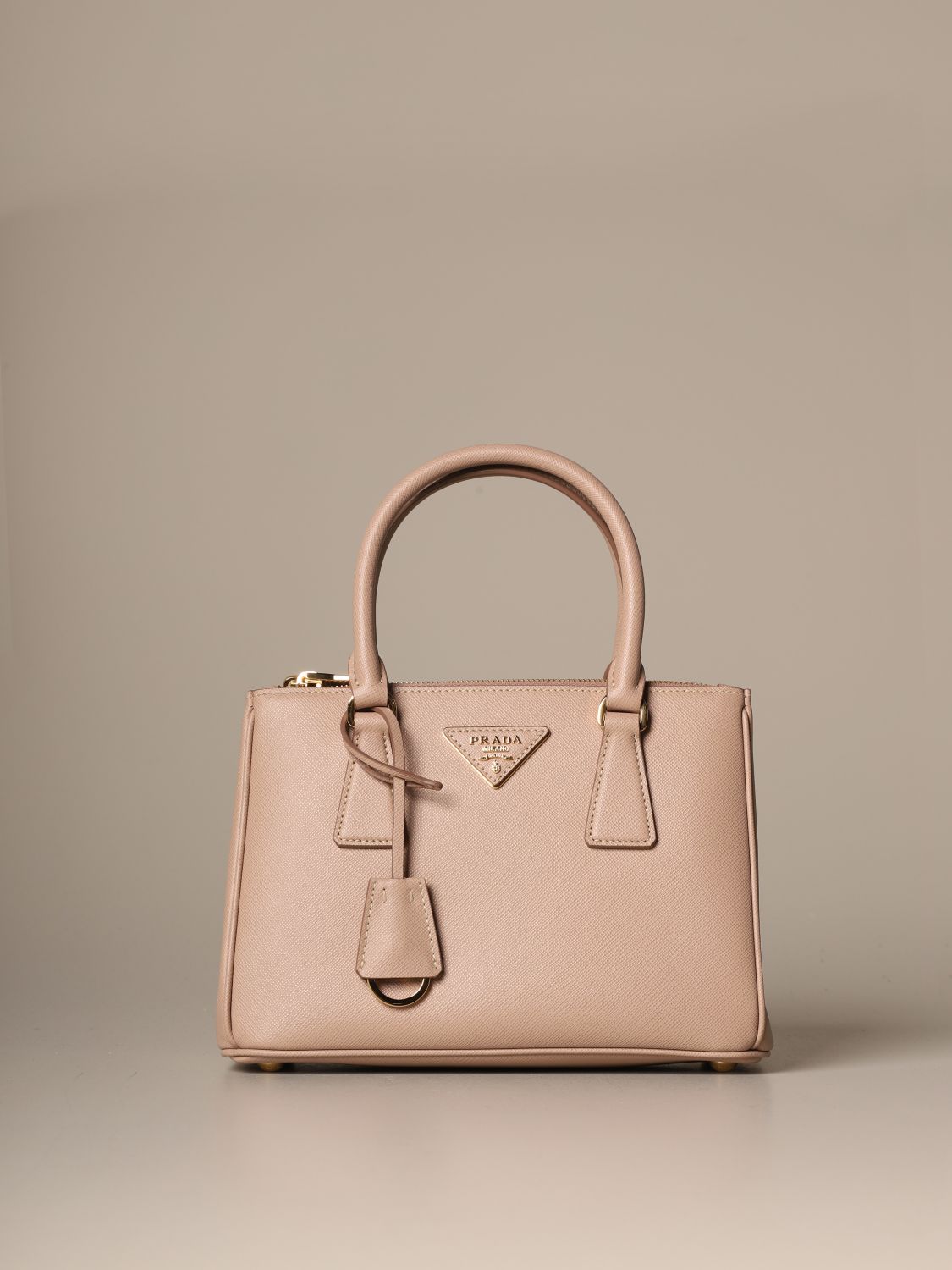 Prada Galleria Saffiano Leather Mini-bag in Pink, Luxury, Bags