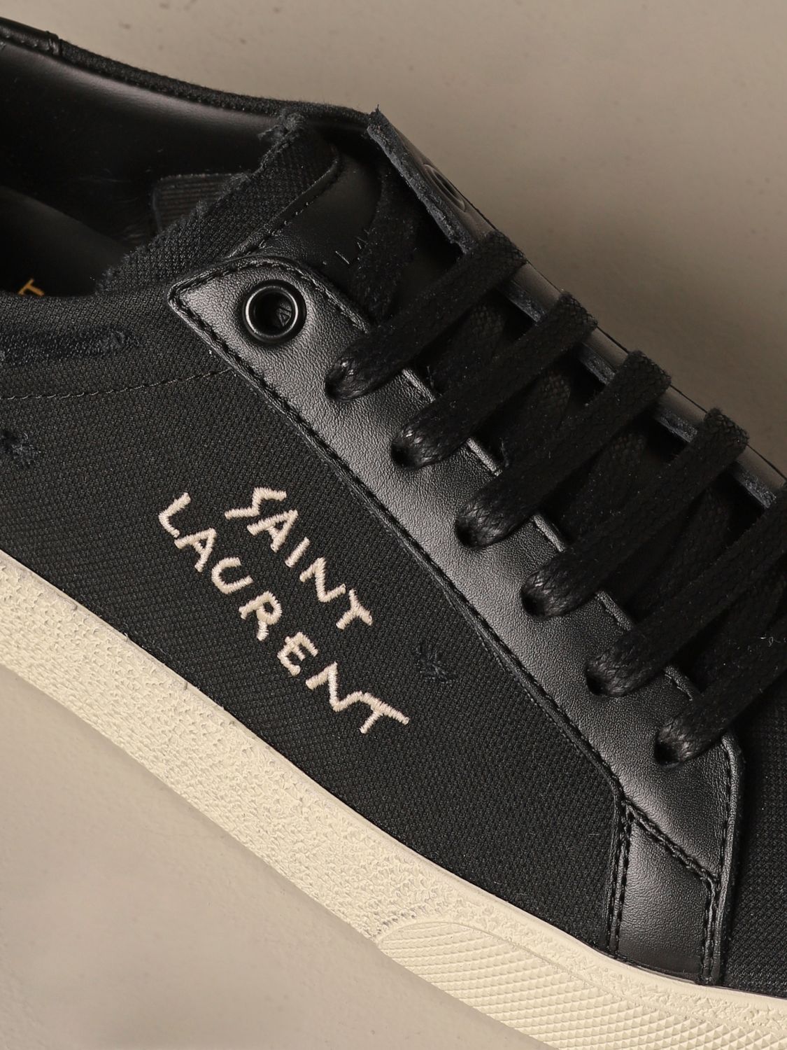 saint laurent classic court sneakers