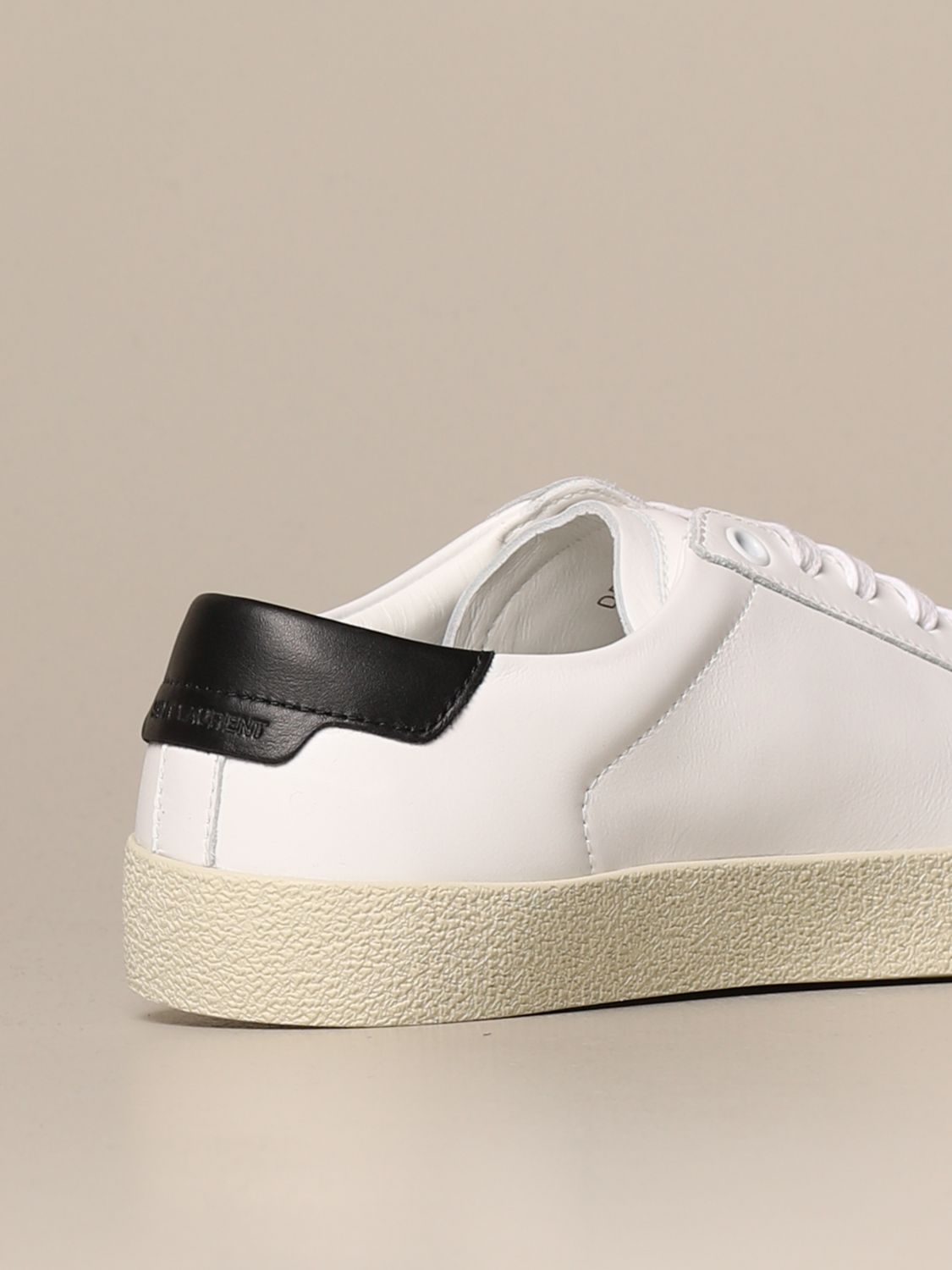 Court Classic Sl 06 Saint Laurent Leather Sneakers Sneakers Saint Laurent Women White 5533