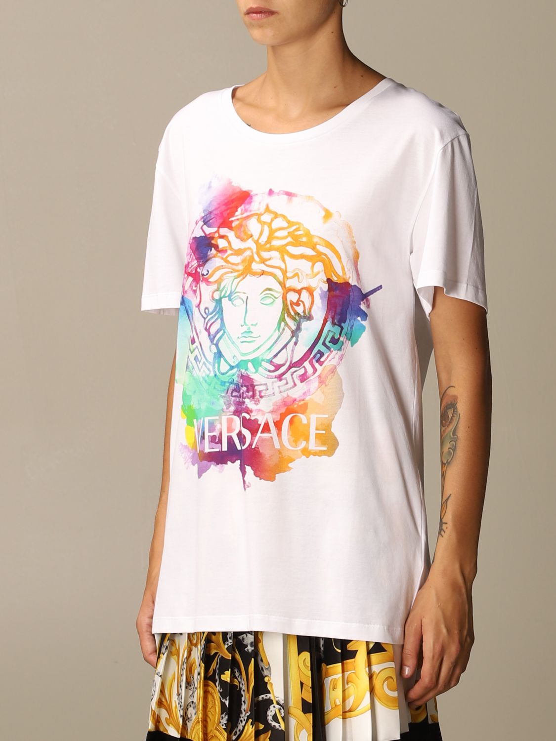 versace watercolor shirt