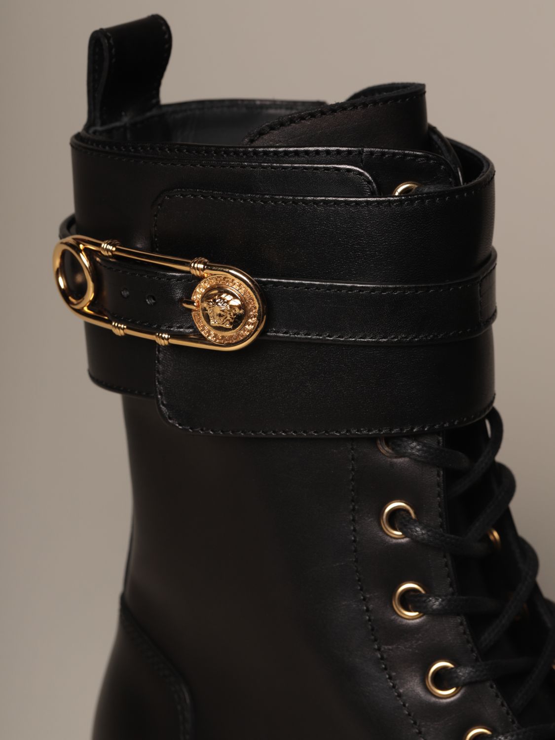 versace safety pin shoes