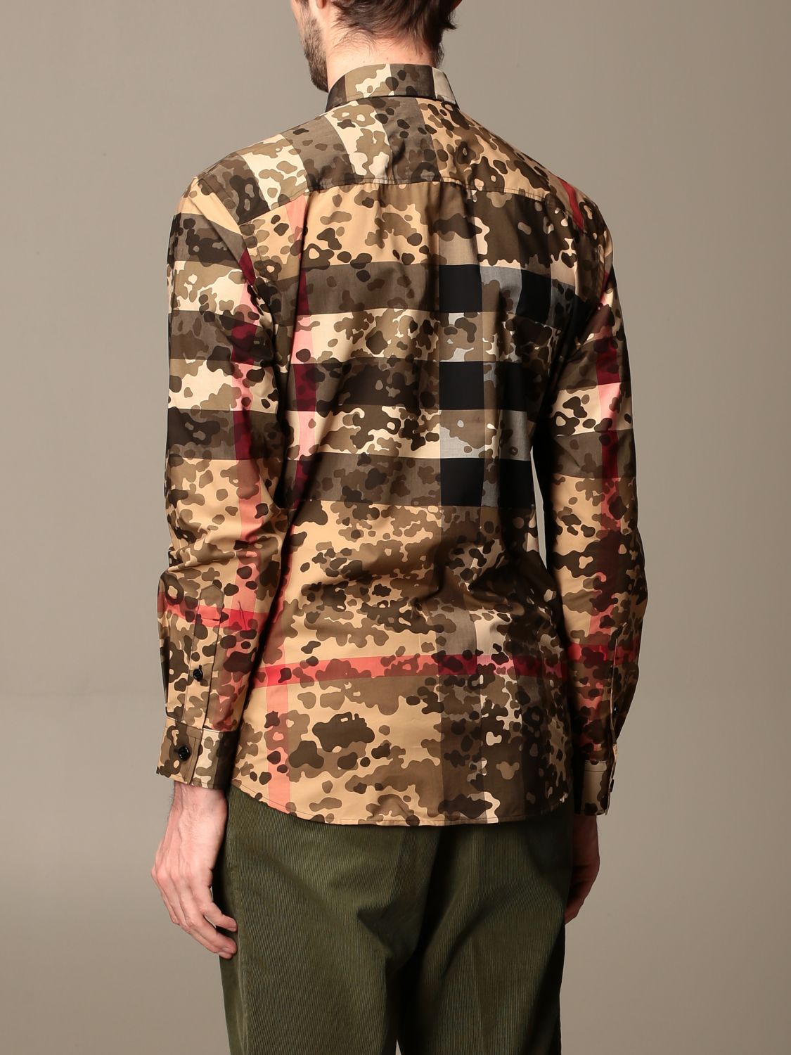 burberry camouflage shirt