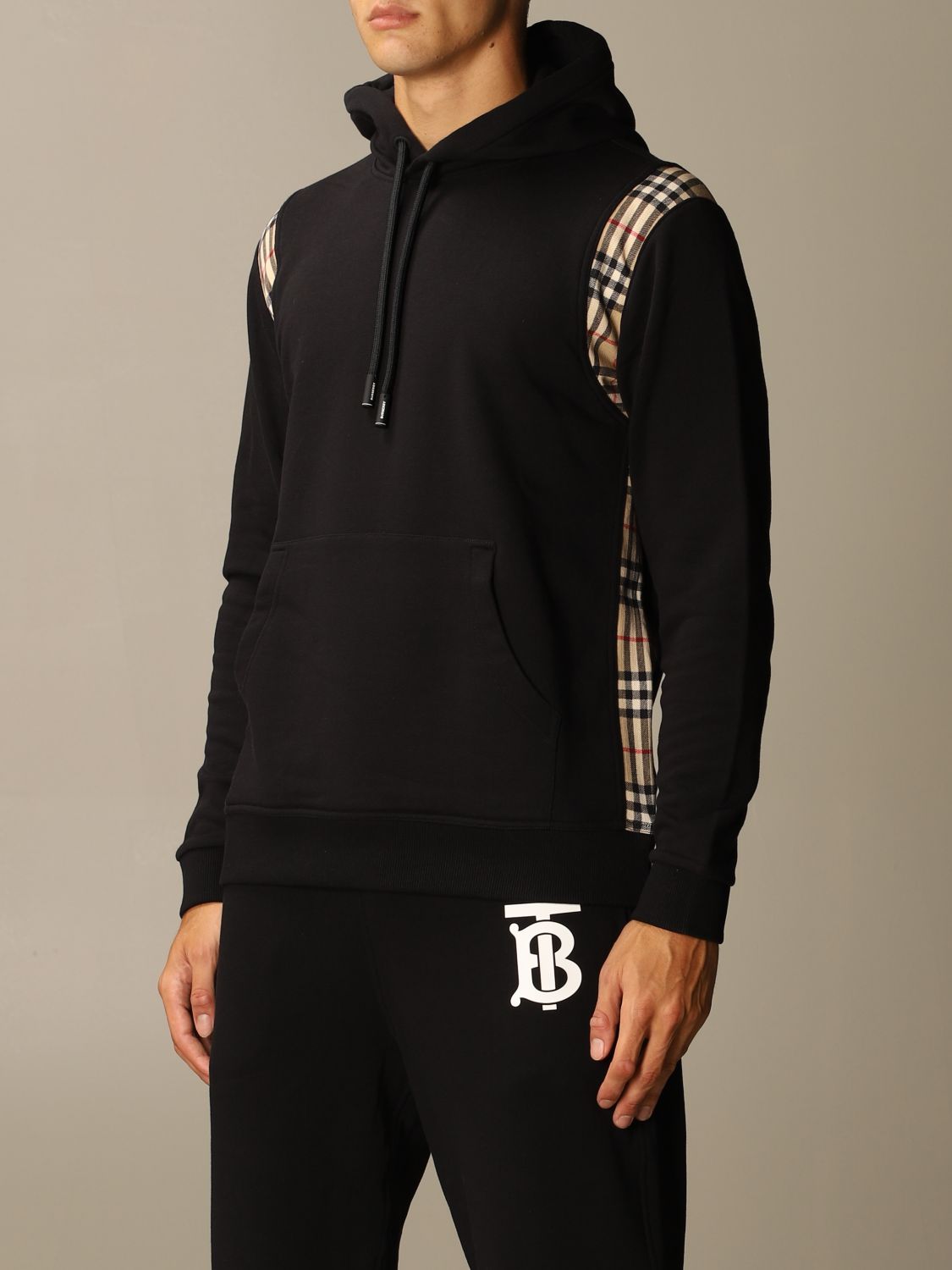 mens burberry sweat suit