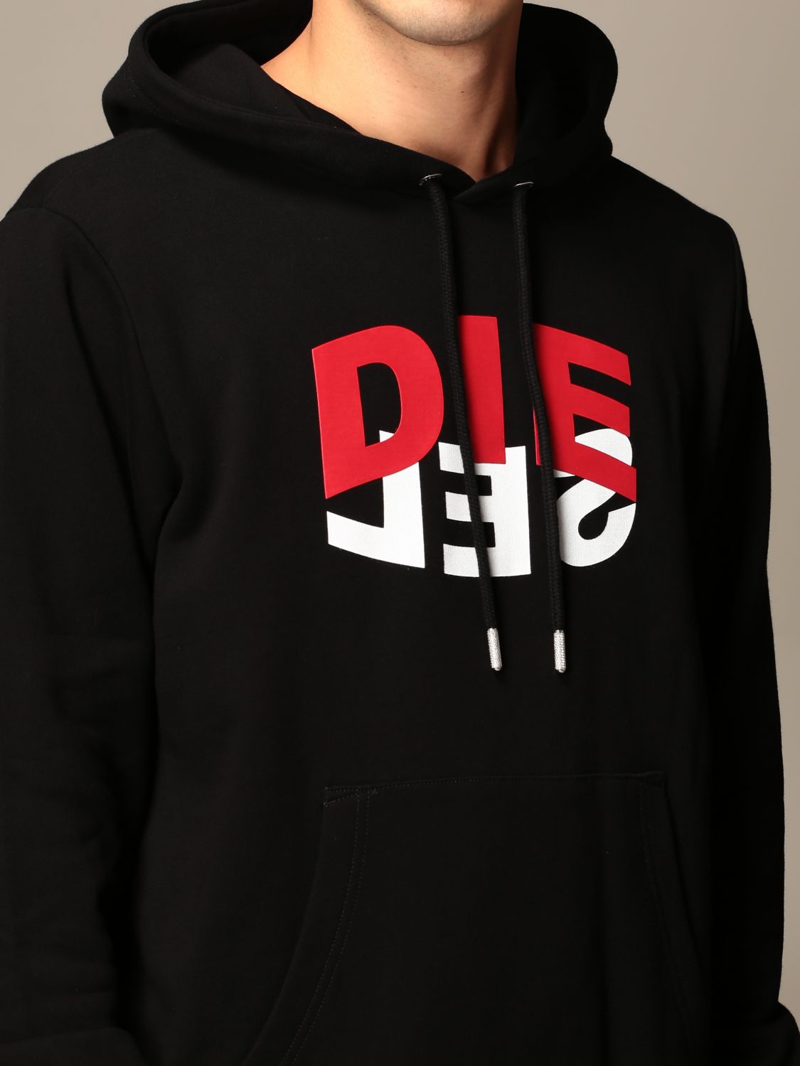 diesel sweatshirt black