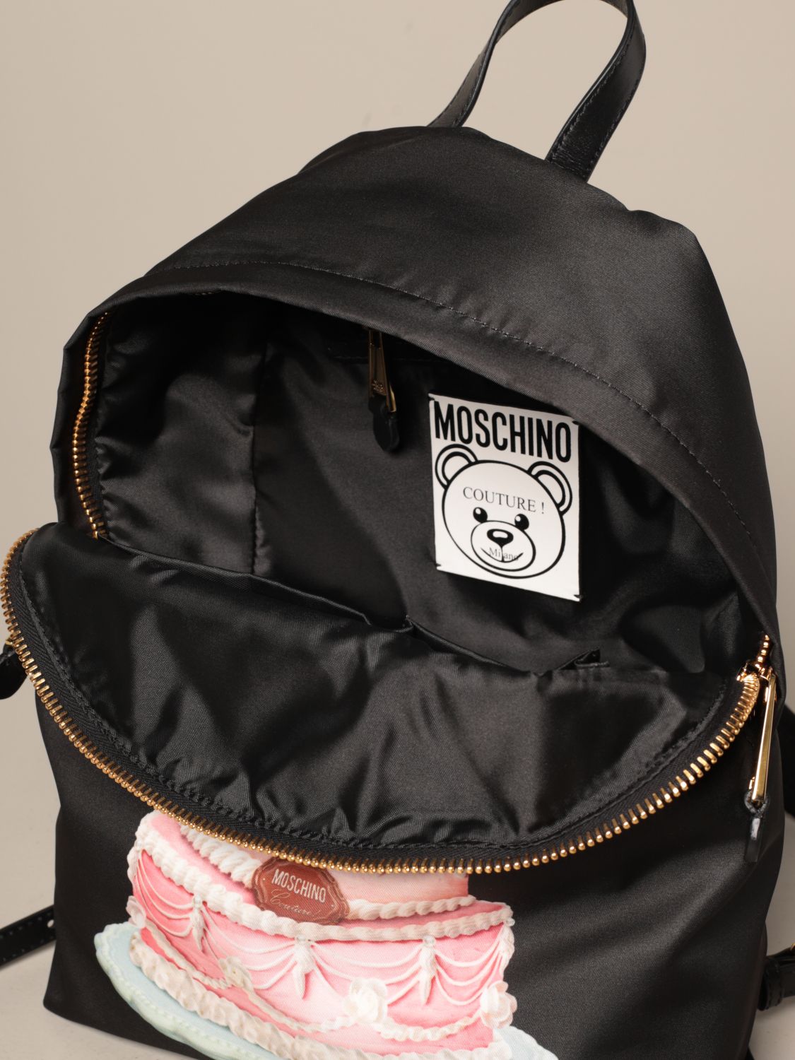 moschino nylon backpack