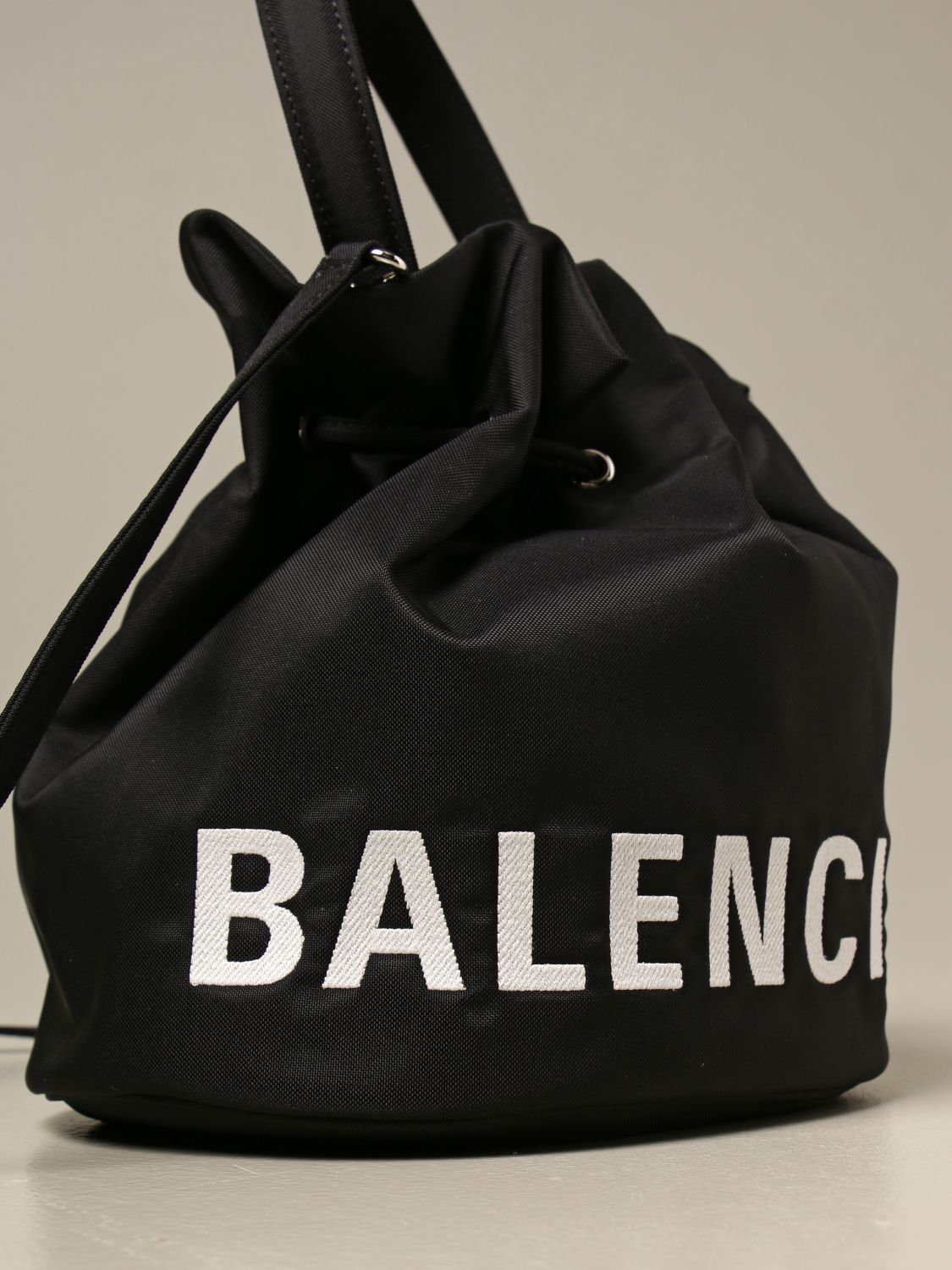 Balenciaga Wheel Xs Drawstring Bucket Bag