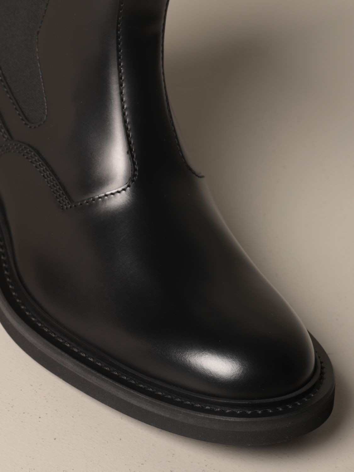 Boots Bottega Veneta: Bottega Veneta Chelsea leather boots black 4