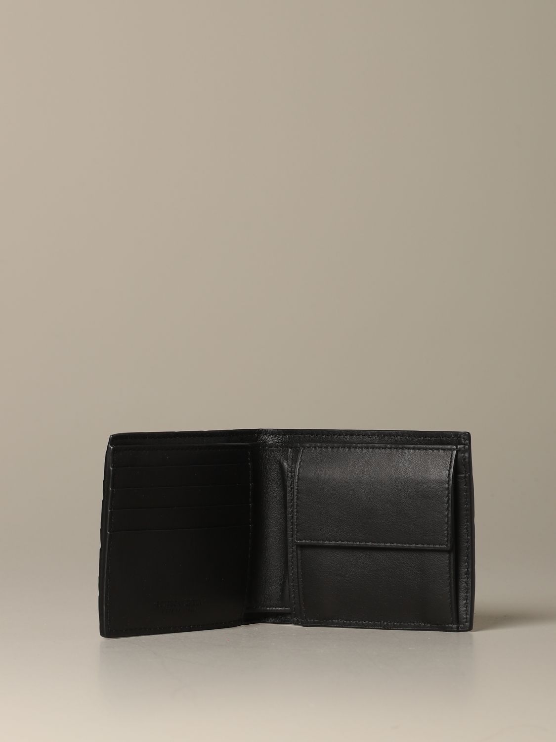 Wallet Bottega Veneta: Bottega Veneta wallet in woven leather 1.5 black 2