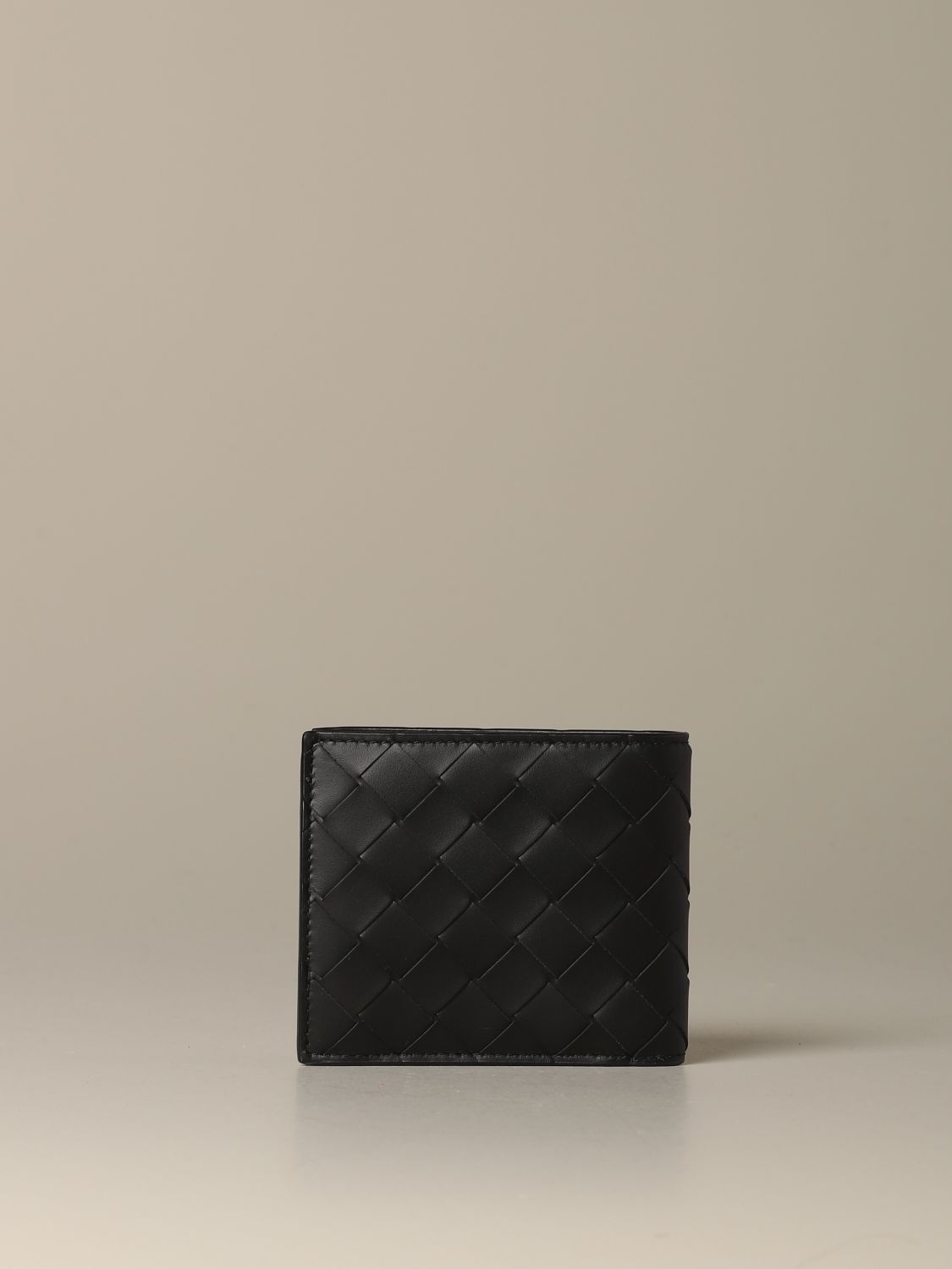 Wallet Bottega Veneta: Bottega Veneta wallet in woven leather 1.5 black 3