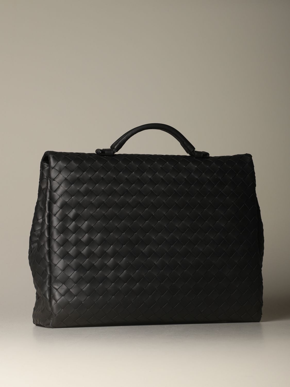 Bags Bottega Veneta: Bottega Veneta work bag in woven leather black 2