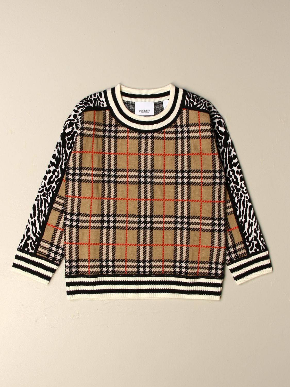 burberry multicolor sweater