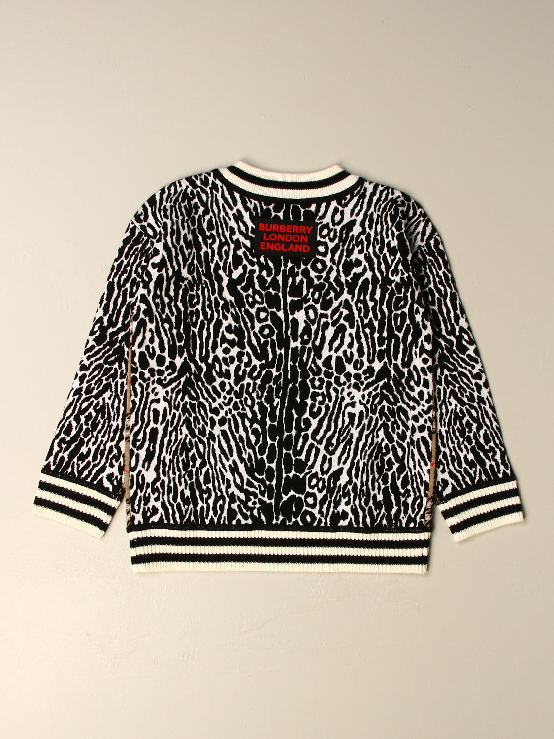 burberry zebra sweater