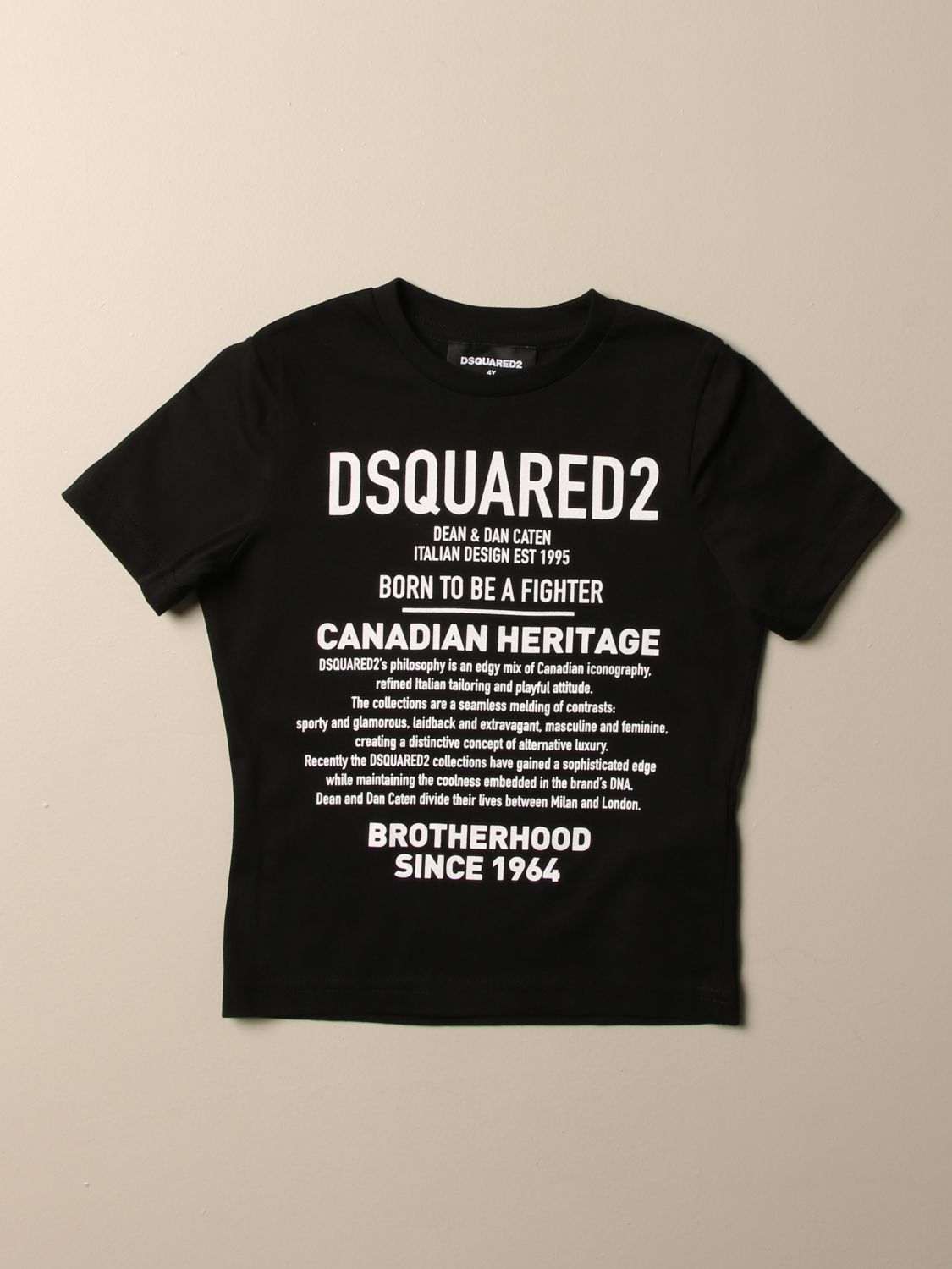 dsquared2 dan fit t-shirt wit