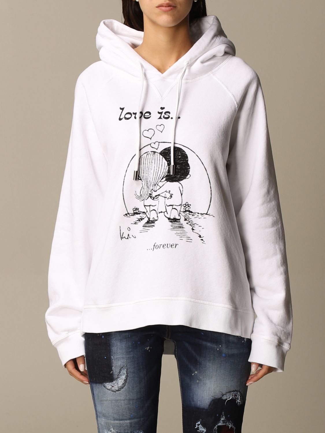 dsquared2 hoodie women's