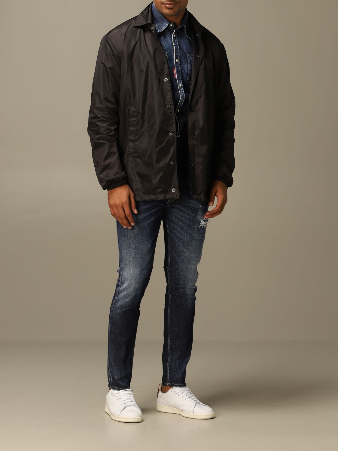DSQUARED2: Sport jacket Icon in light nylon | Jacket Dsquared2 Men ...
