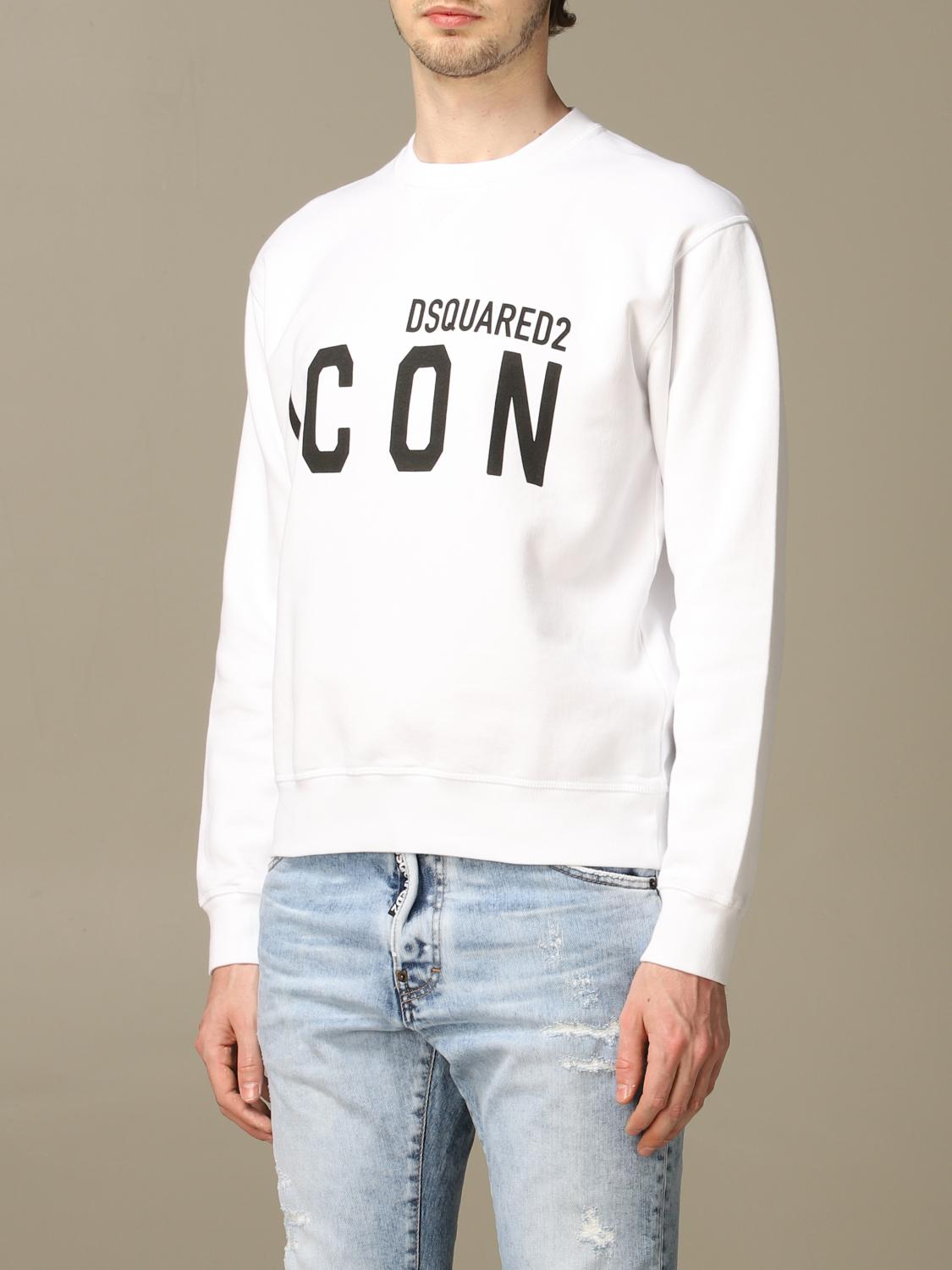 DSQUARED2: Sweatshirt man - White | Sweatshirt Dsquared2 S79GU0004 