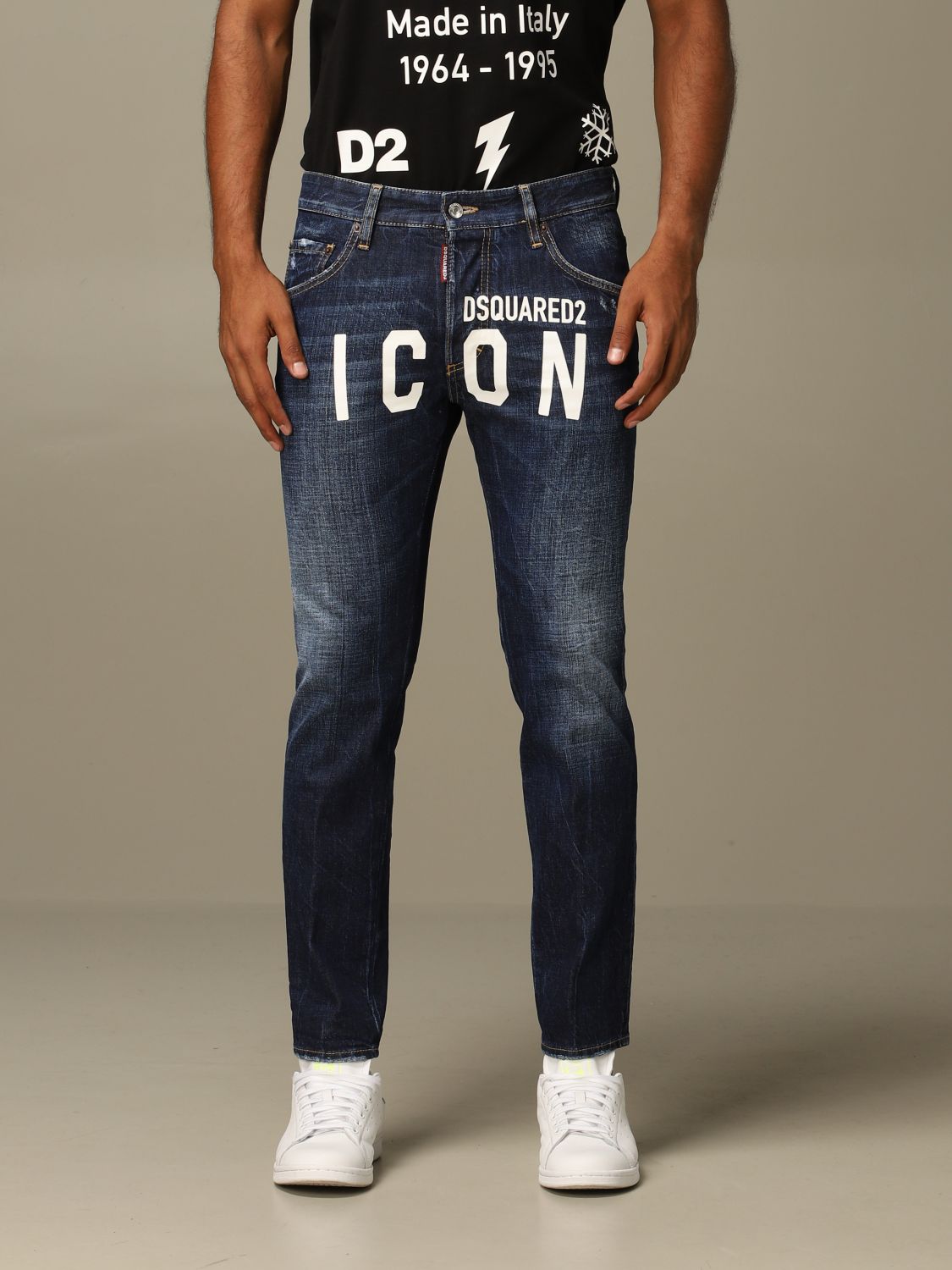 DSQUARED2: Jeans Icon skater slim fit - Denim | Dsquared2 jeans