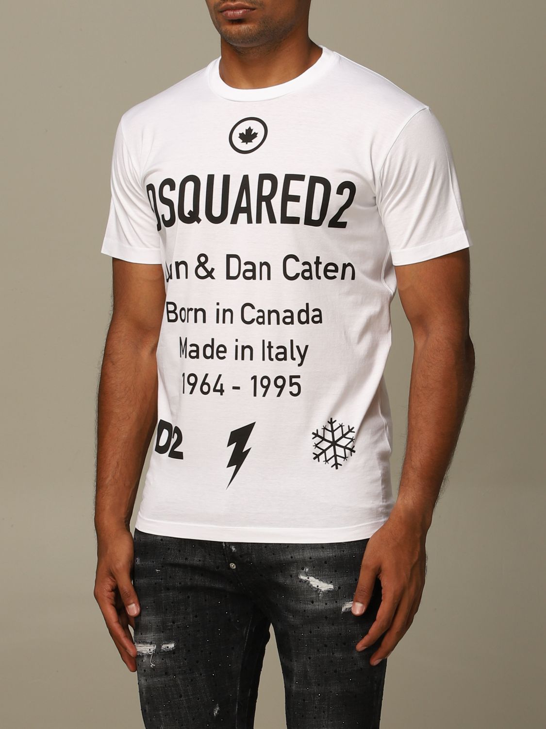 Dsquared2 crew neck t-shirt with logo 