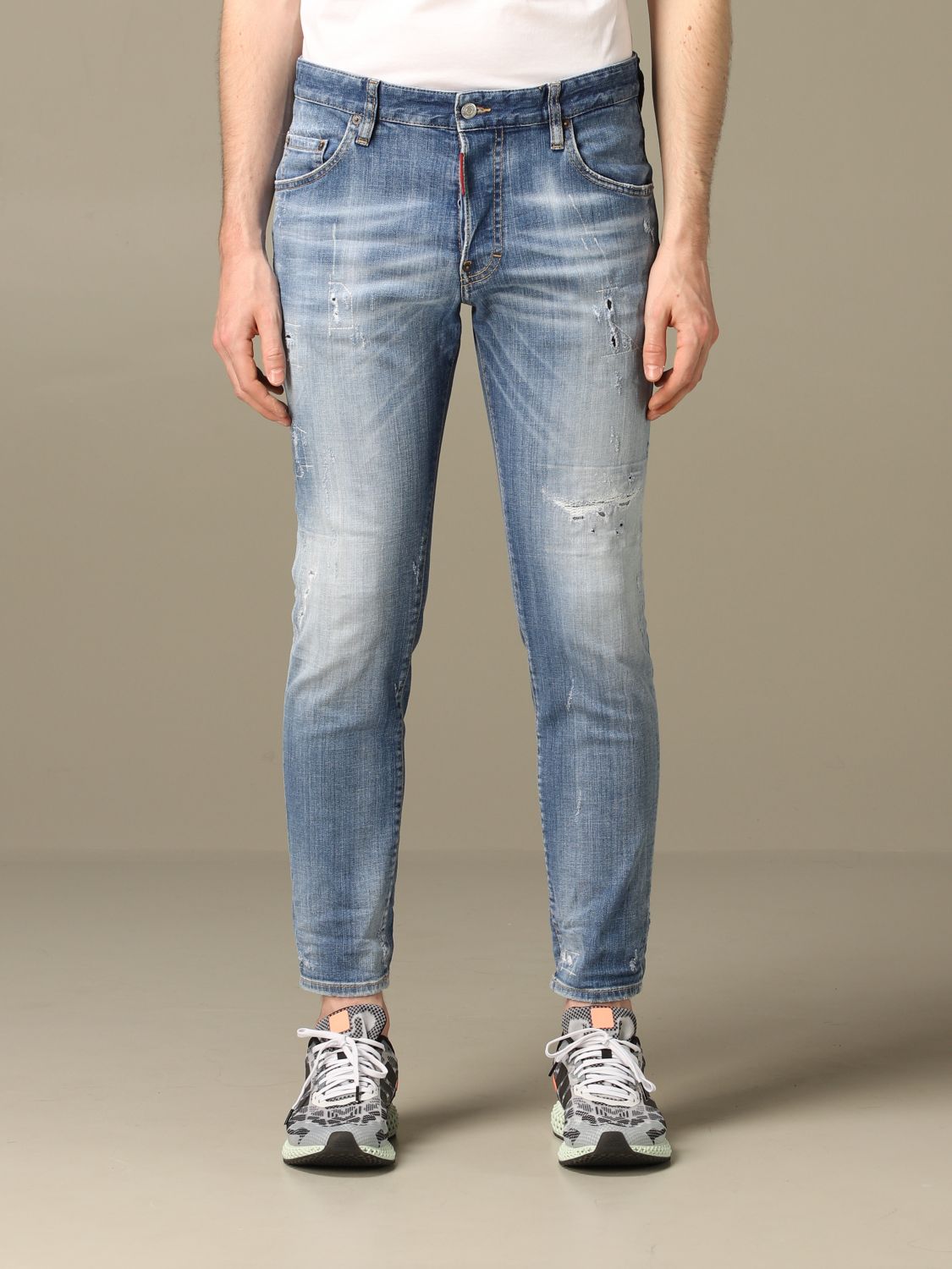 Dsquared2 slim fit Skater jeans with breaks