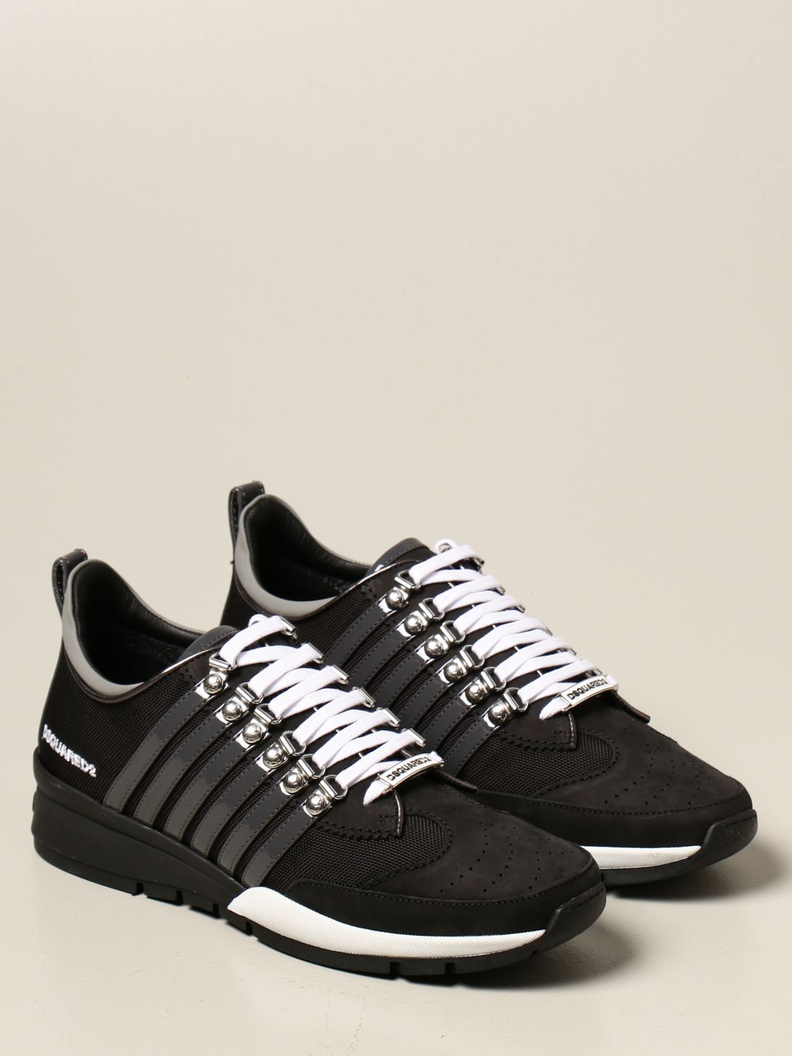 Dsquared2 Outlet: Zapatos hombre - Negro | Zapatillas Dsquared2 SNM0146  11702261 GIGLIO.COM