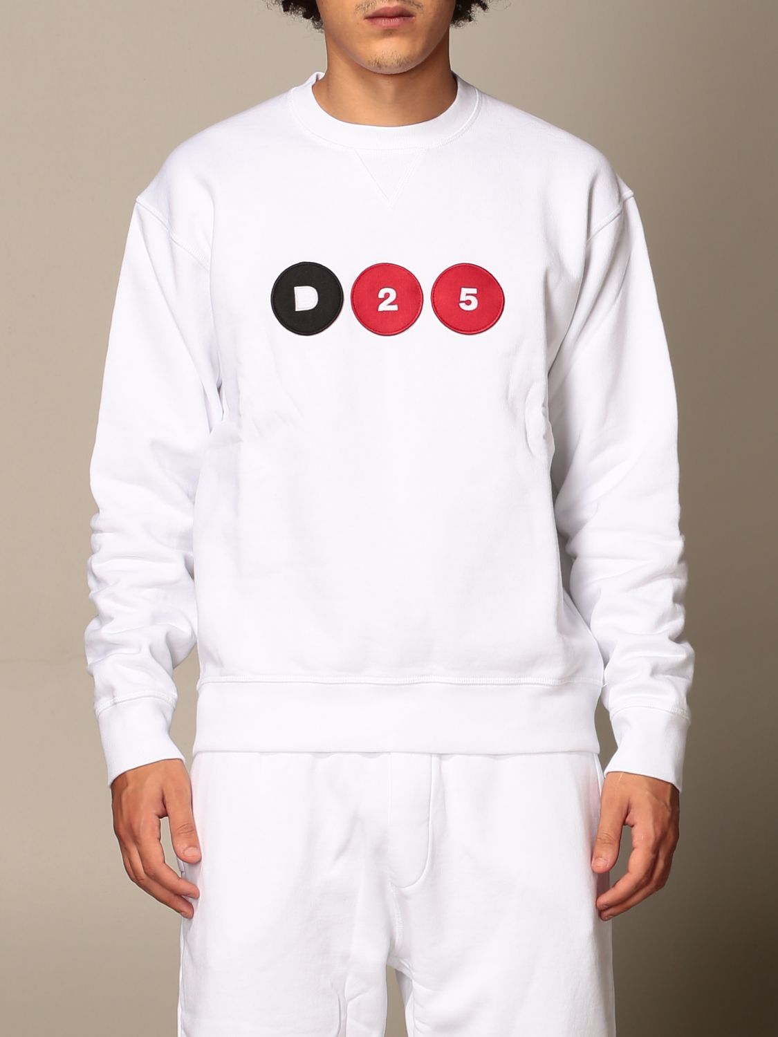 dsquared2 white sweatshirt