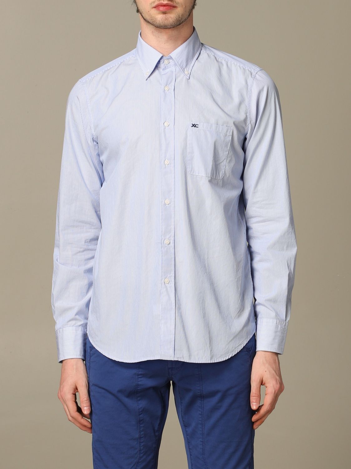 Shirt Xc: Xc shirt for men gnawed blue 1