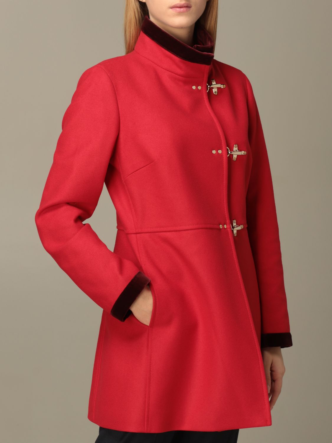 cappotto rosso fay