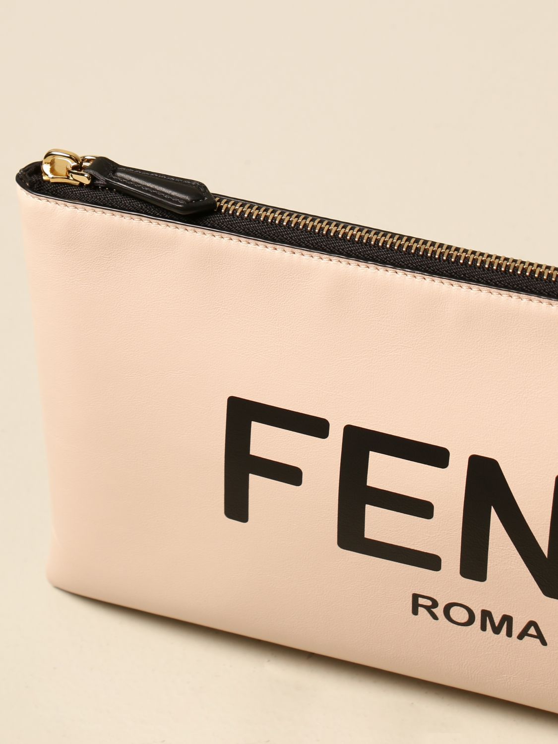 fendi clutch pink