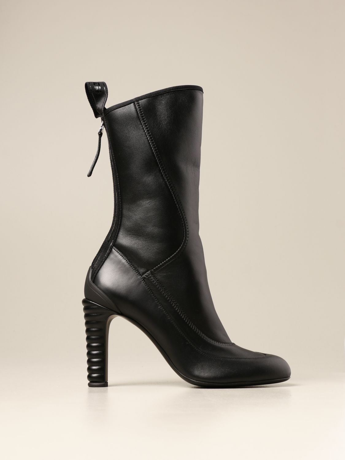 Heeled booties Fendi: Shoes women Fendi black 1