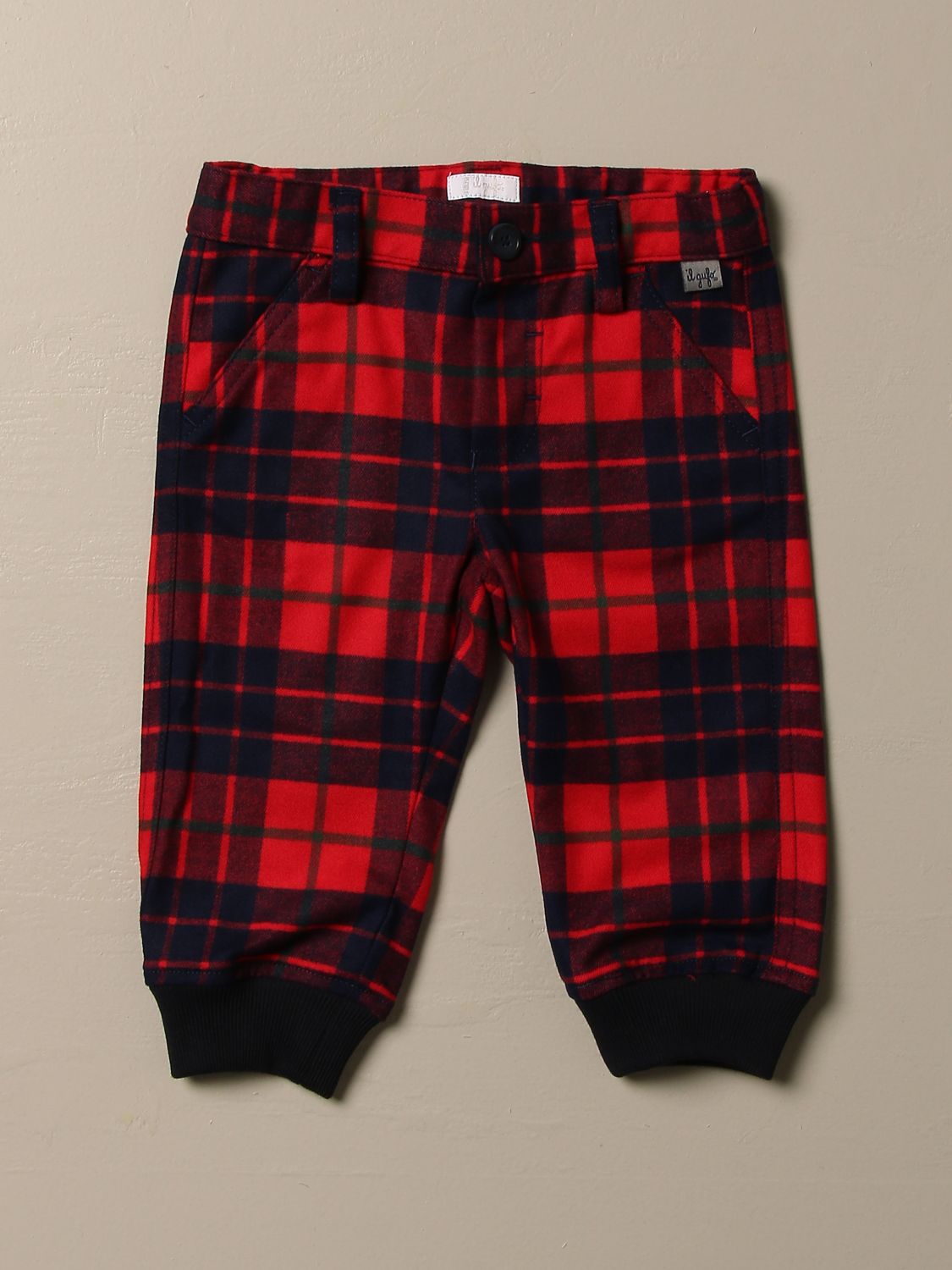red check pants