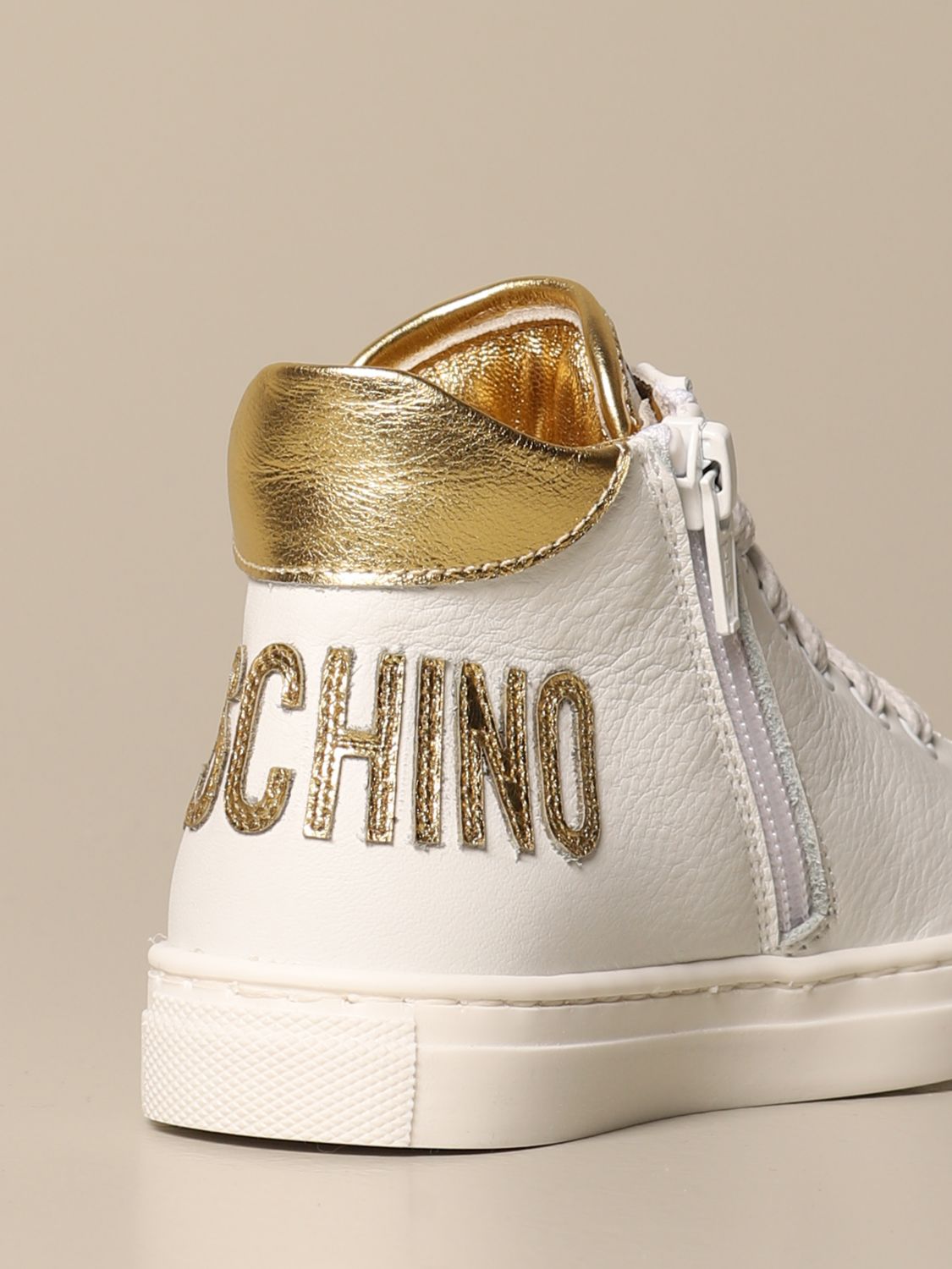 Moschino Baby Outlet Shoes kids Shoes Moschino Baby Kids White